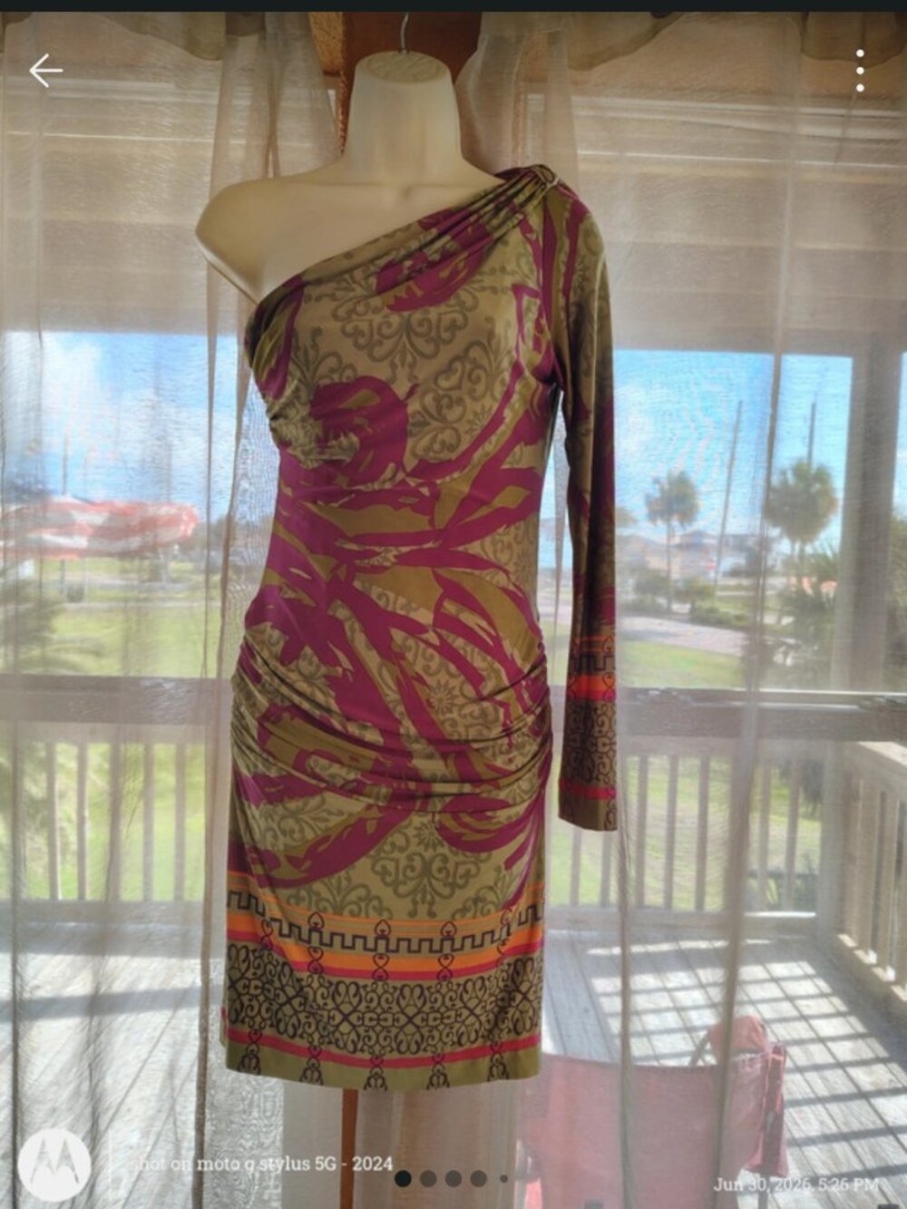 Analili Miami Boutique one-shoulder dress Size xsm